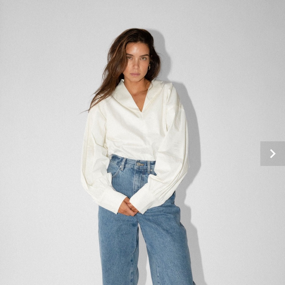 Elegant White Women's Blouse